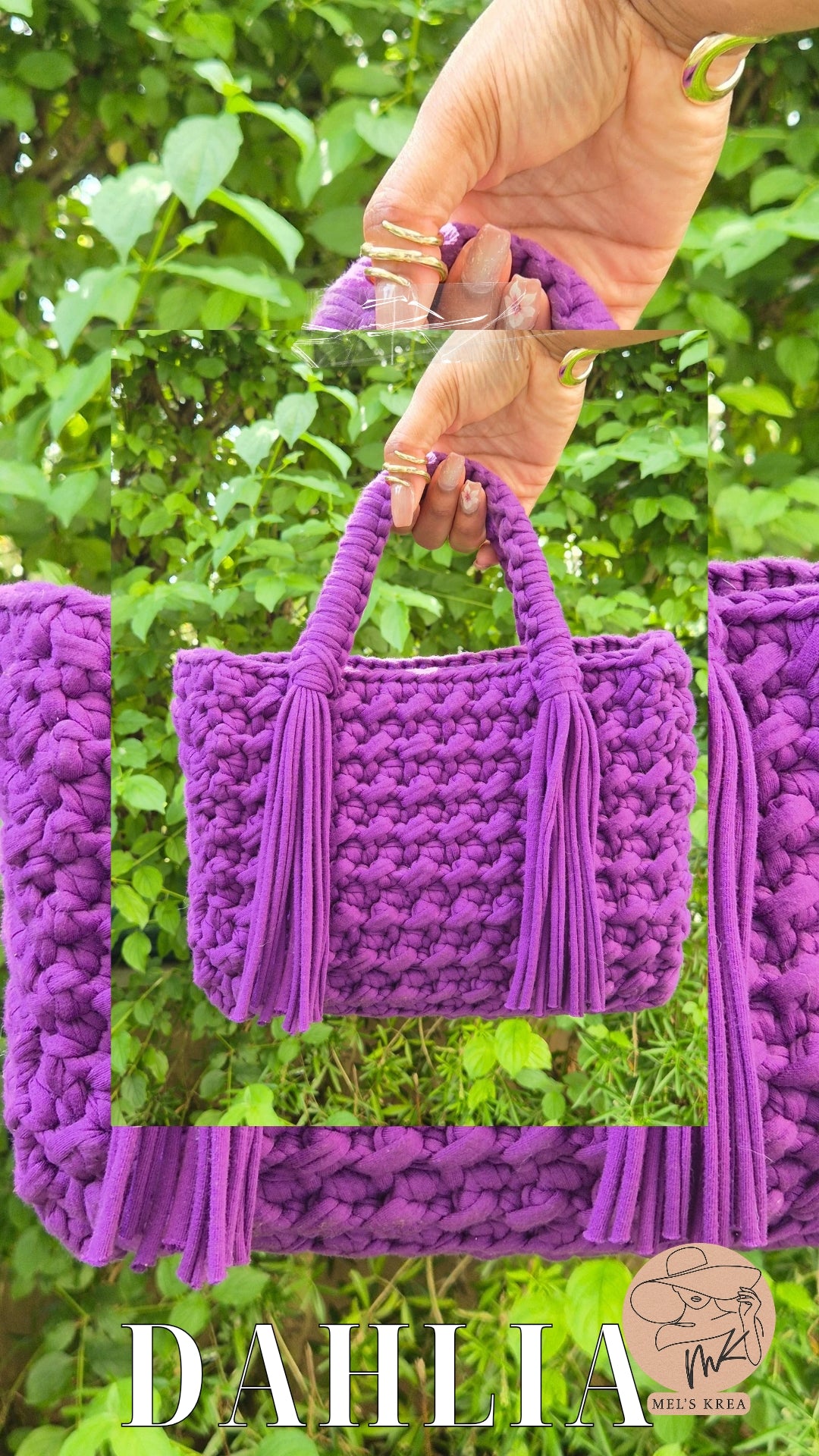 Sac DAHLIA – Crochet Fait Main